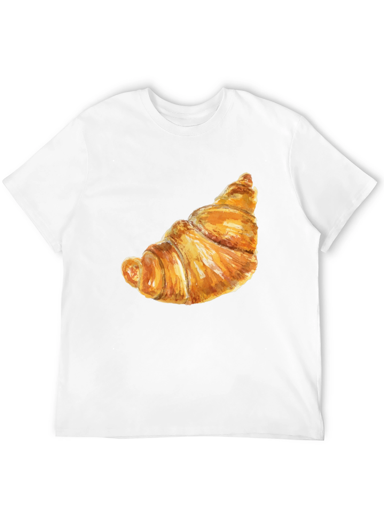 Croissant Graphic T-Shirt - Funny Food Tee