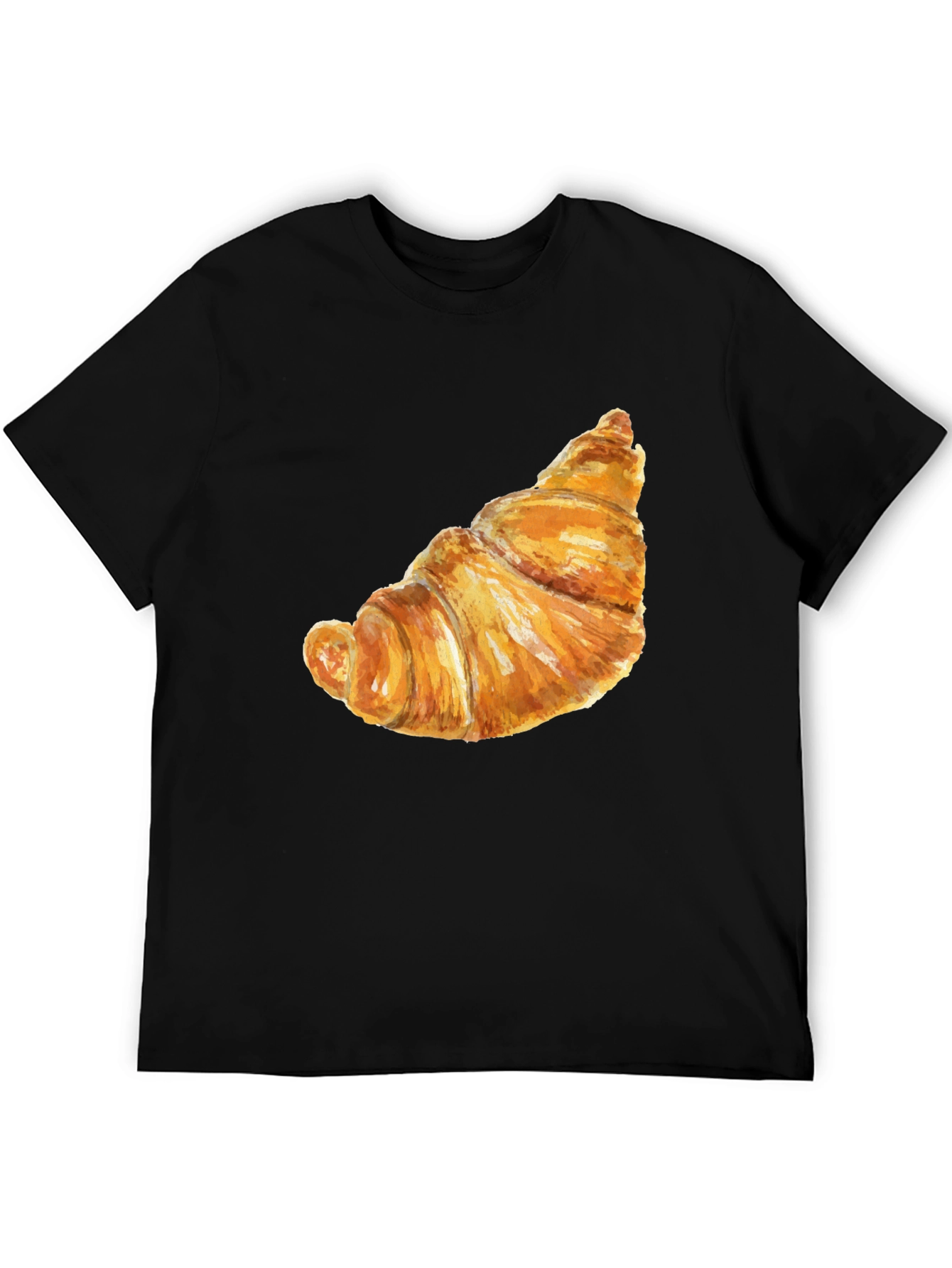 Croissant Graphic T-Shirt - Funny Food Tee