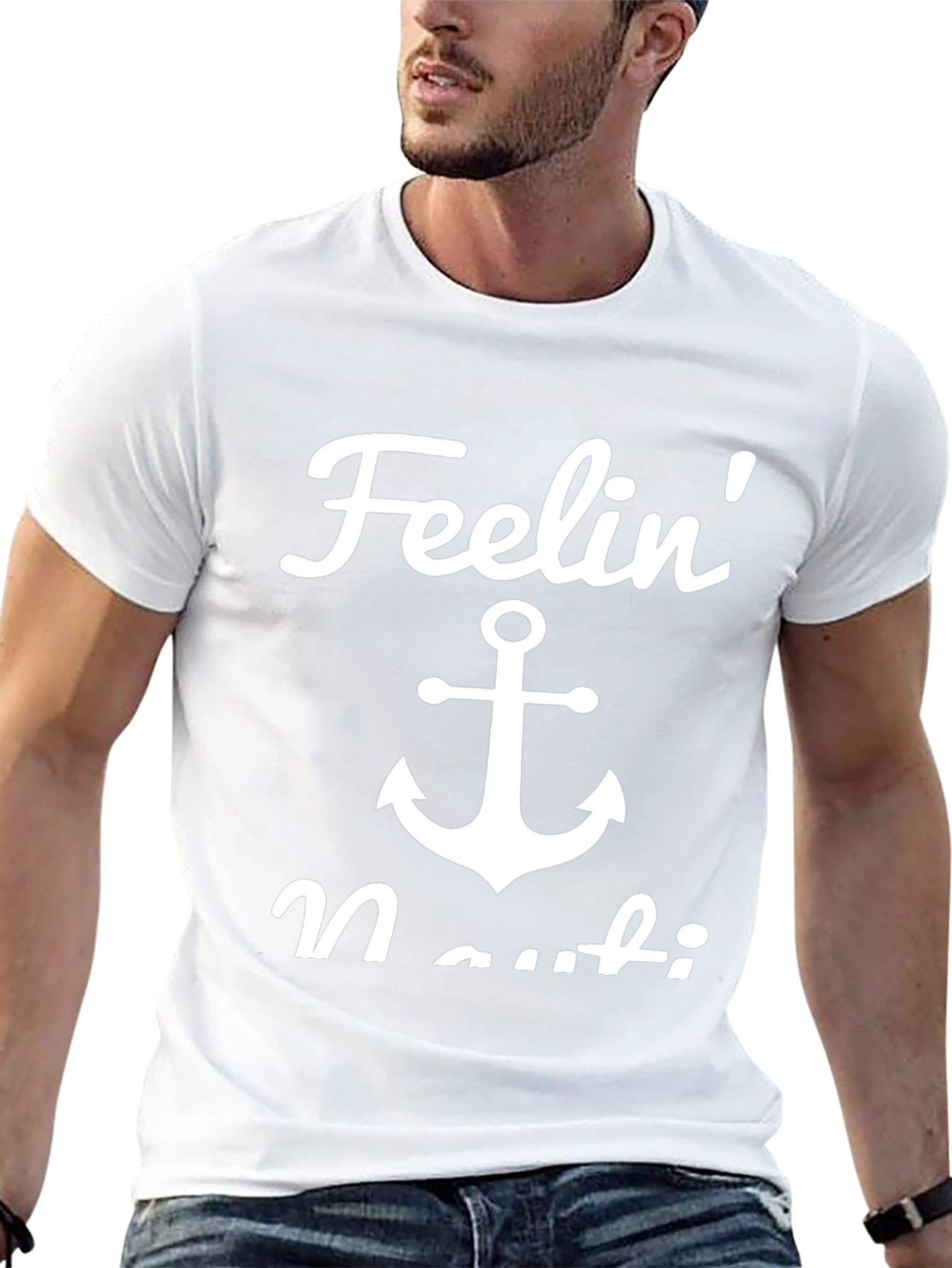 Feelin Nauti Black Graphic Tee