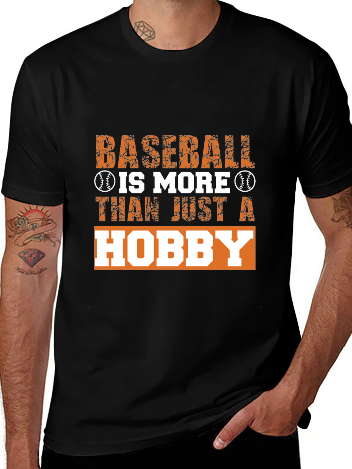 Baseball Hobby Graphic T-Shirt - Stylish & Comfortable