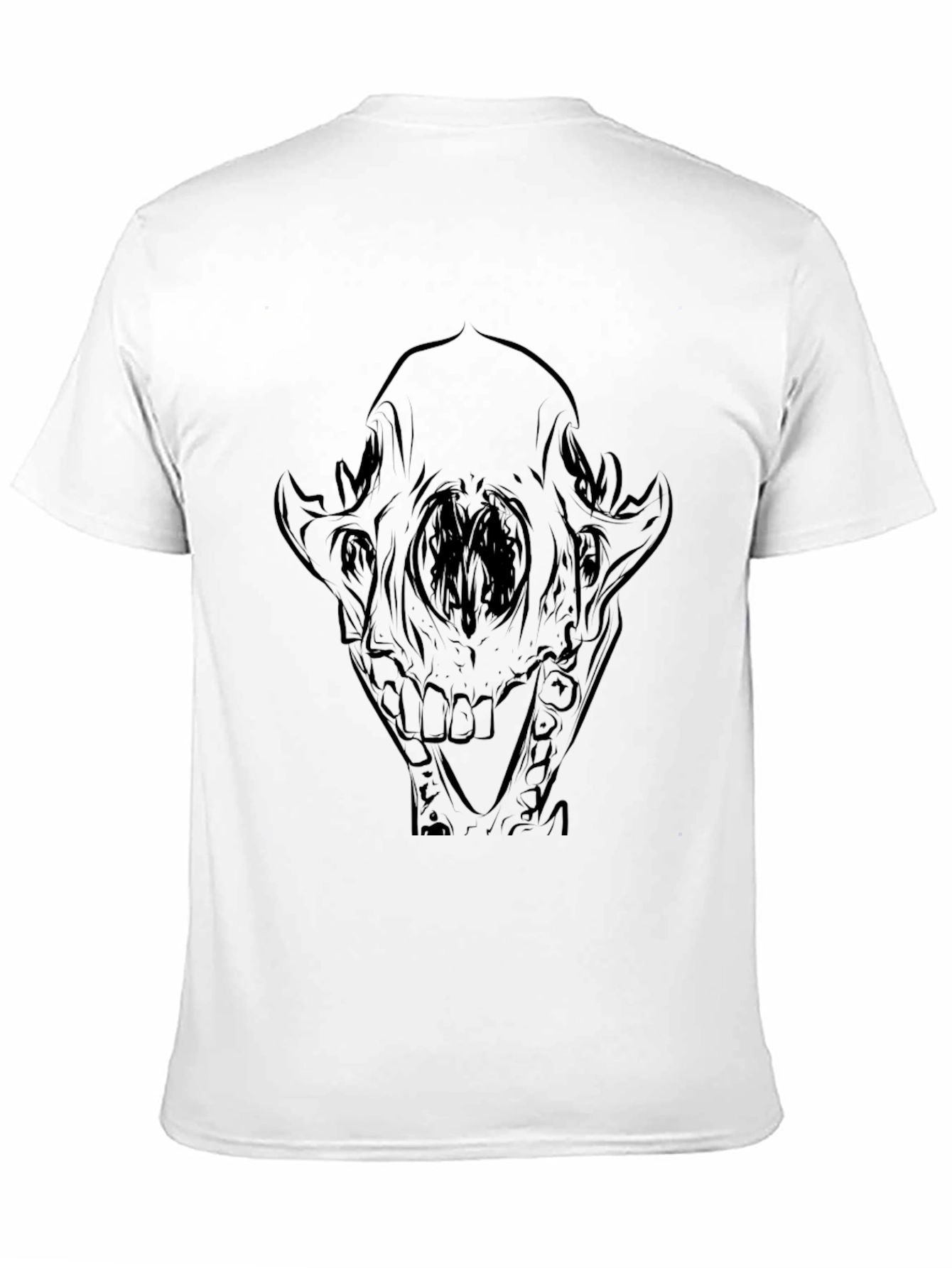Skull Graphic Tee - Mens Black T-Shirt