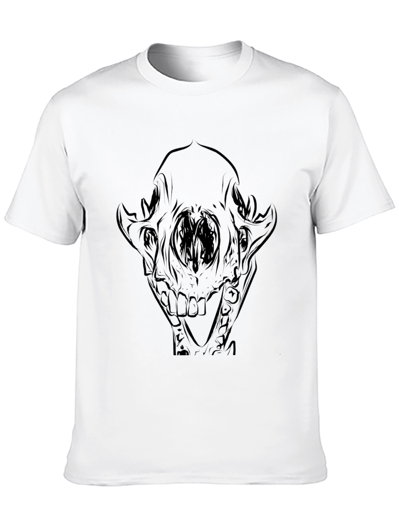 Skull Graphic Tee - Mens Black T-Shirt