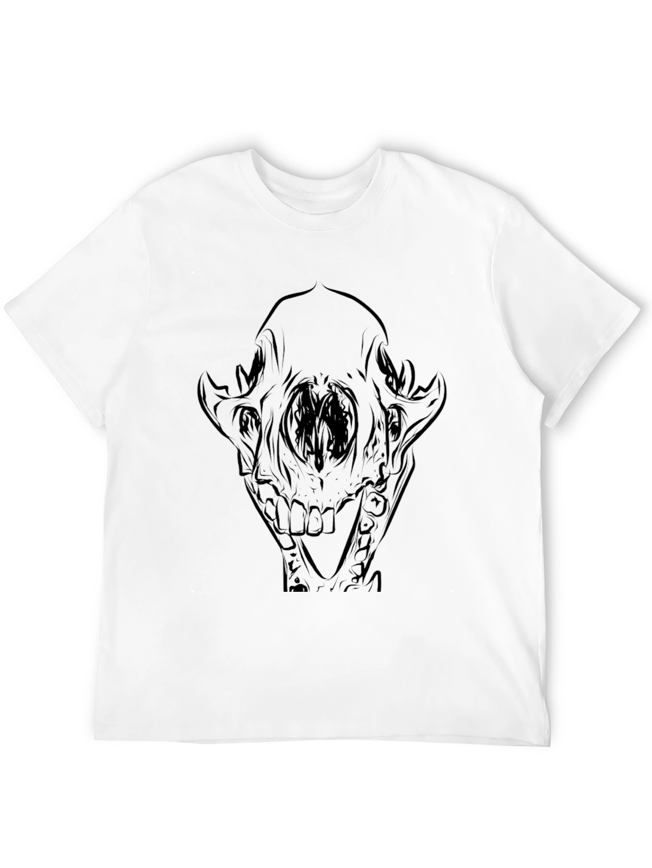 Skull Graphic Tee - Mens Black T-Shirt