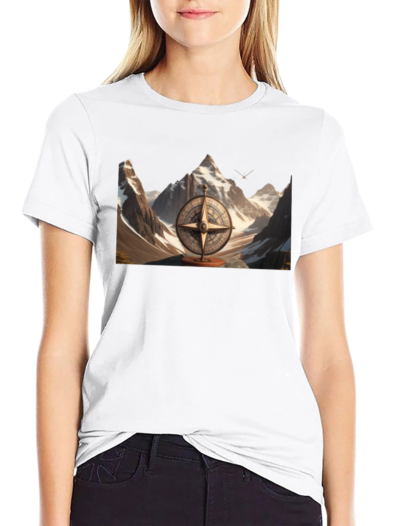 Compass Mountain Graphic Tee