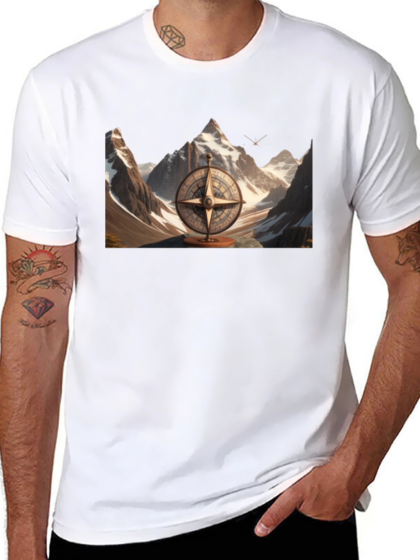 Compass Mountain Graphic Tee