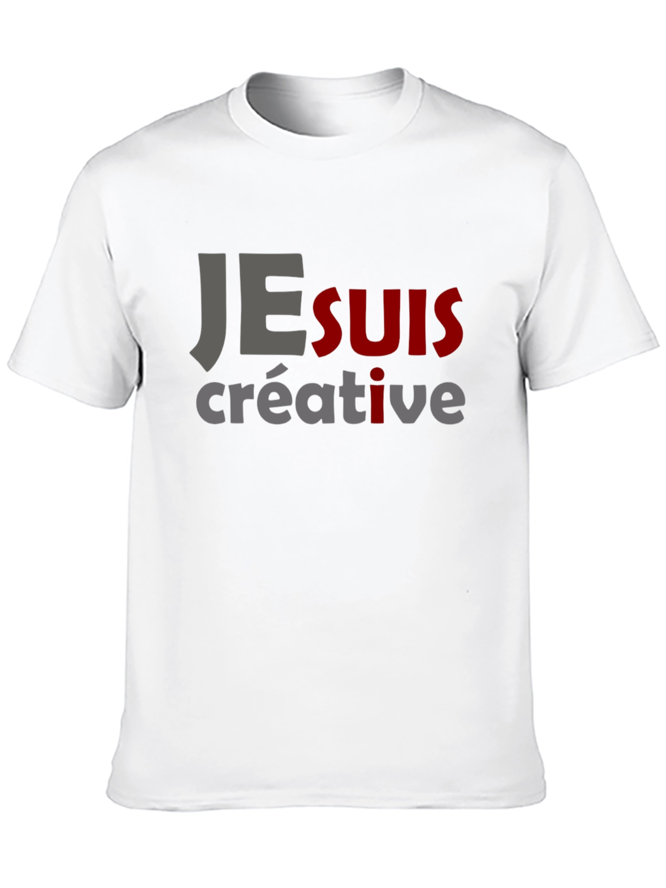 Je Suis Creative Graphic T-Shirt - Black