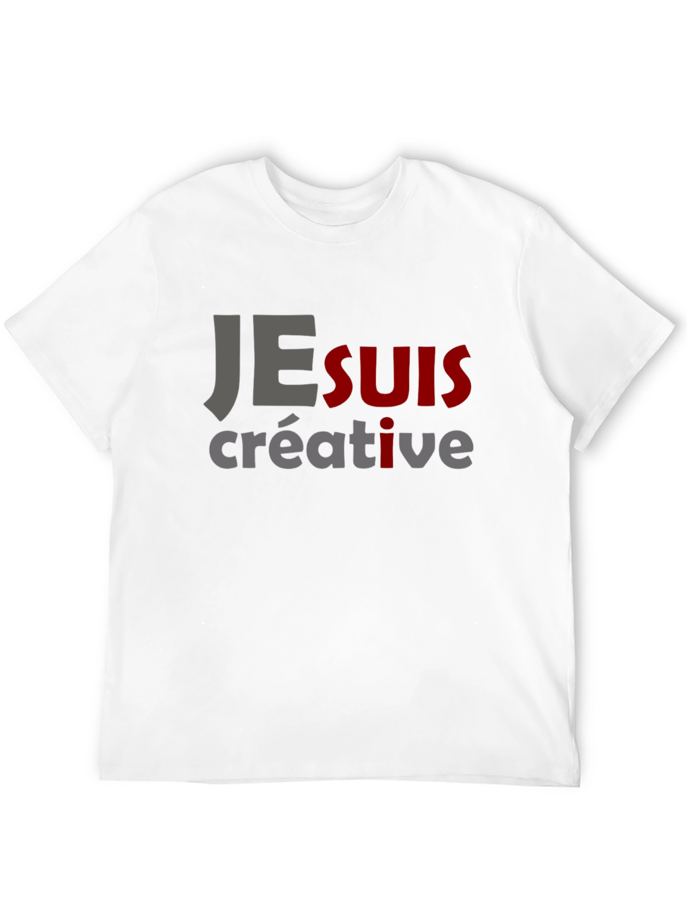 Je Suis Creative Graphic T-Shirt - Black