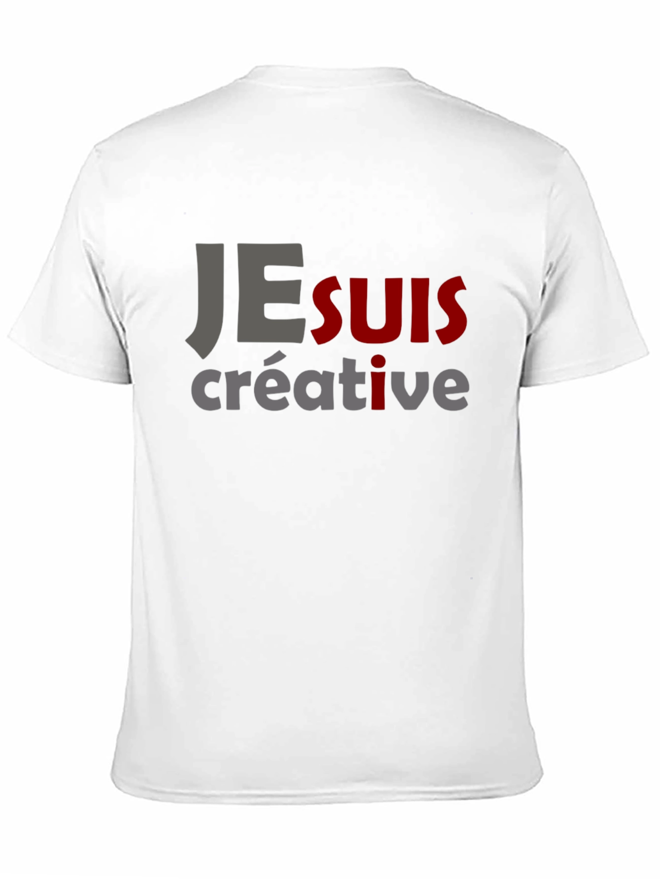 Je Suis Creative Graphic T-Shirt - Black