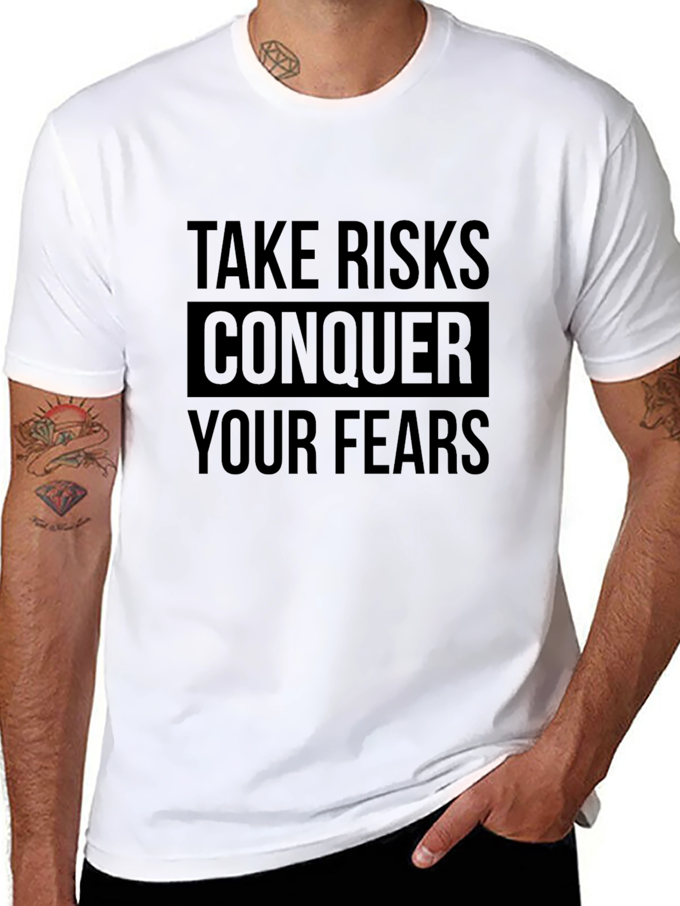 Take Risks Conquer Fears T-Shirt