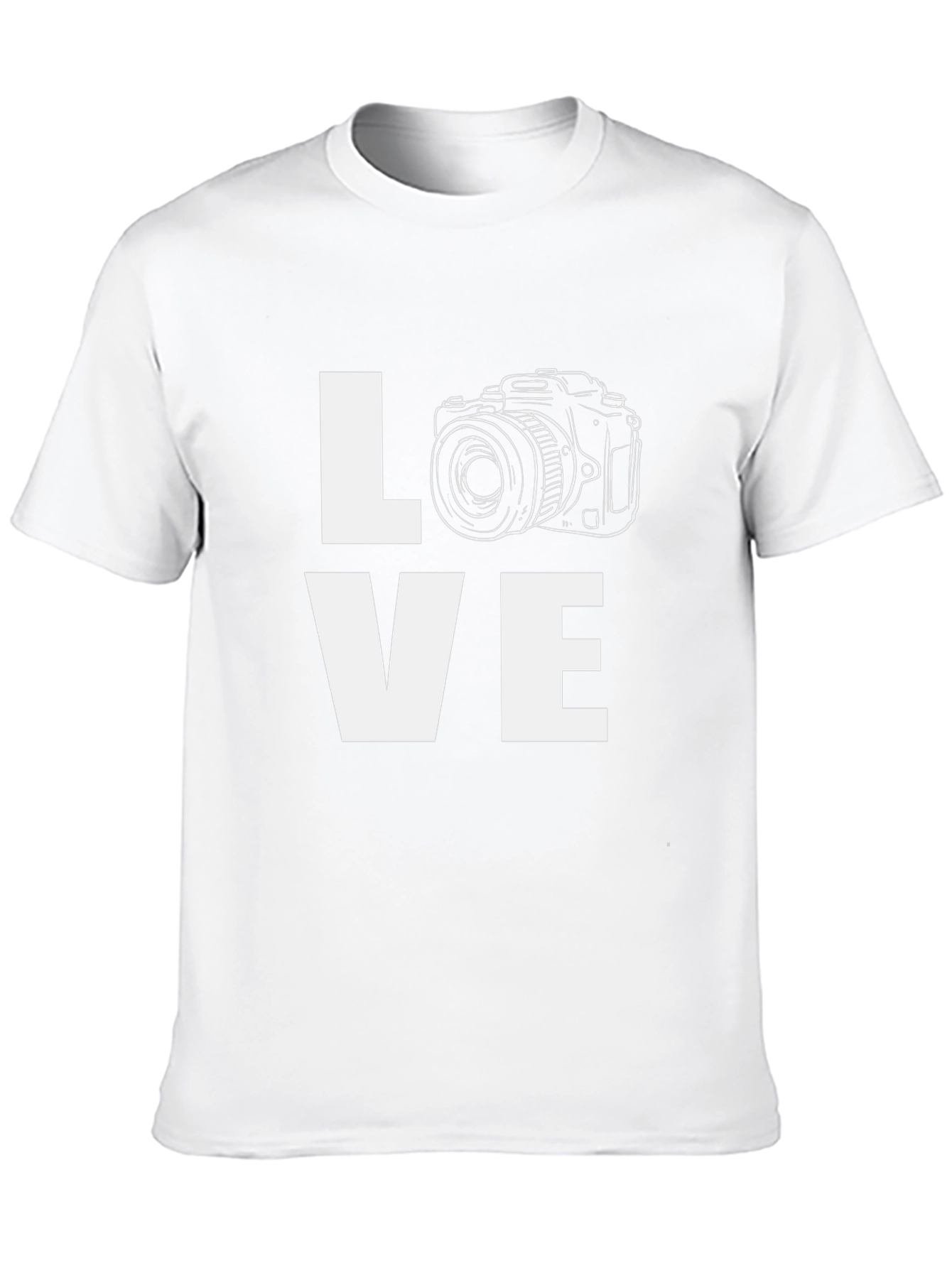 Love Photography Graphic Tee - Black Cotton Shirt