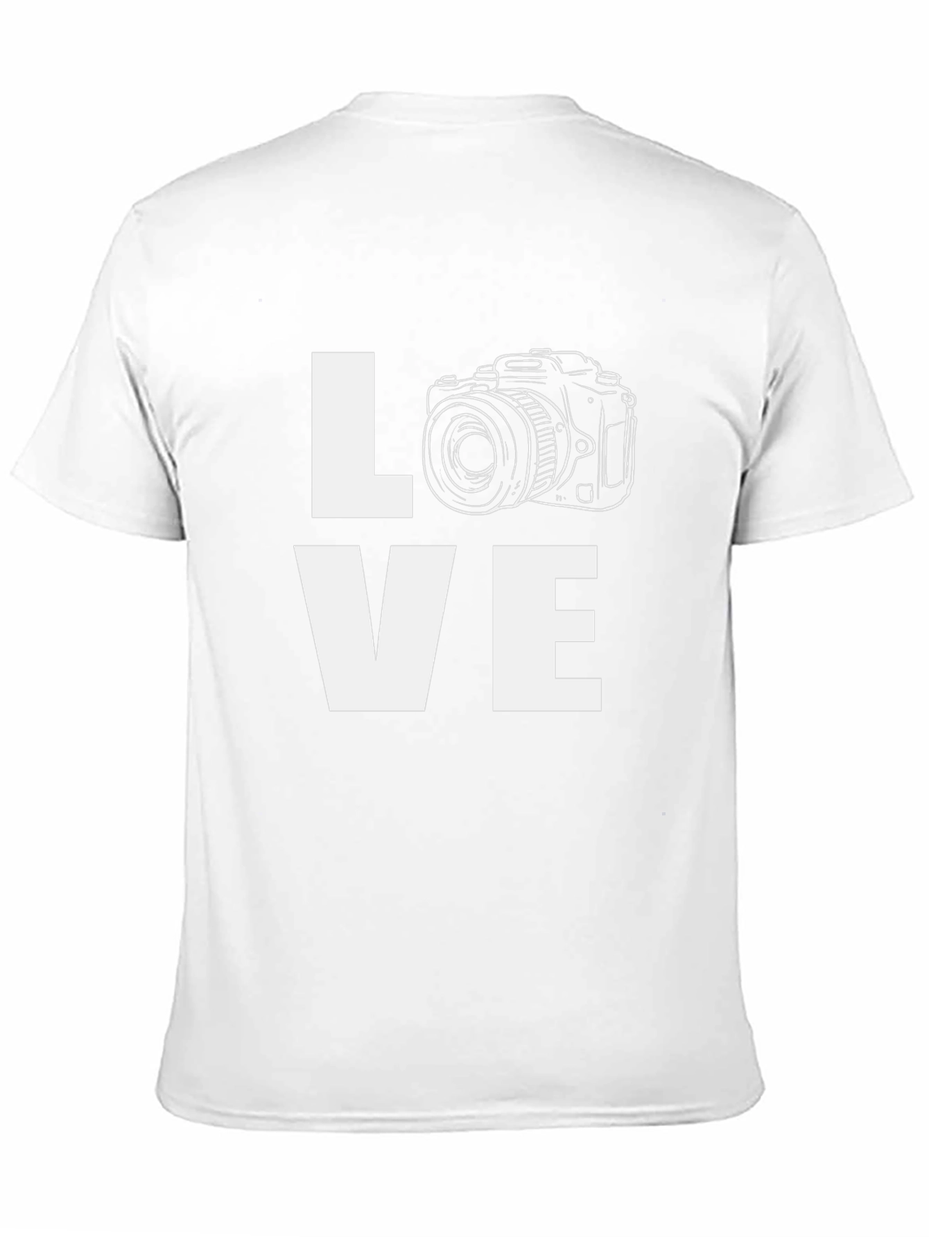 Love Photography Graphic Tee - Black Cotton Shirt