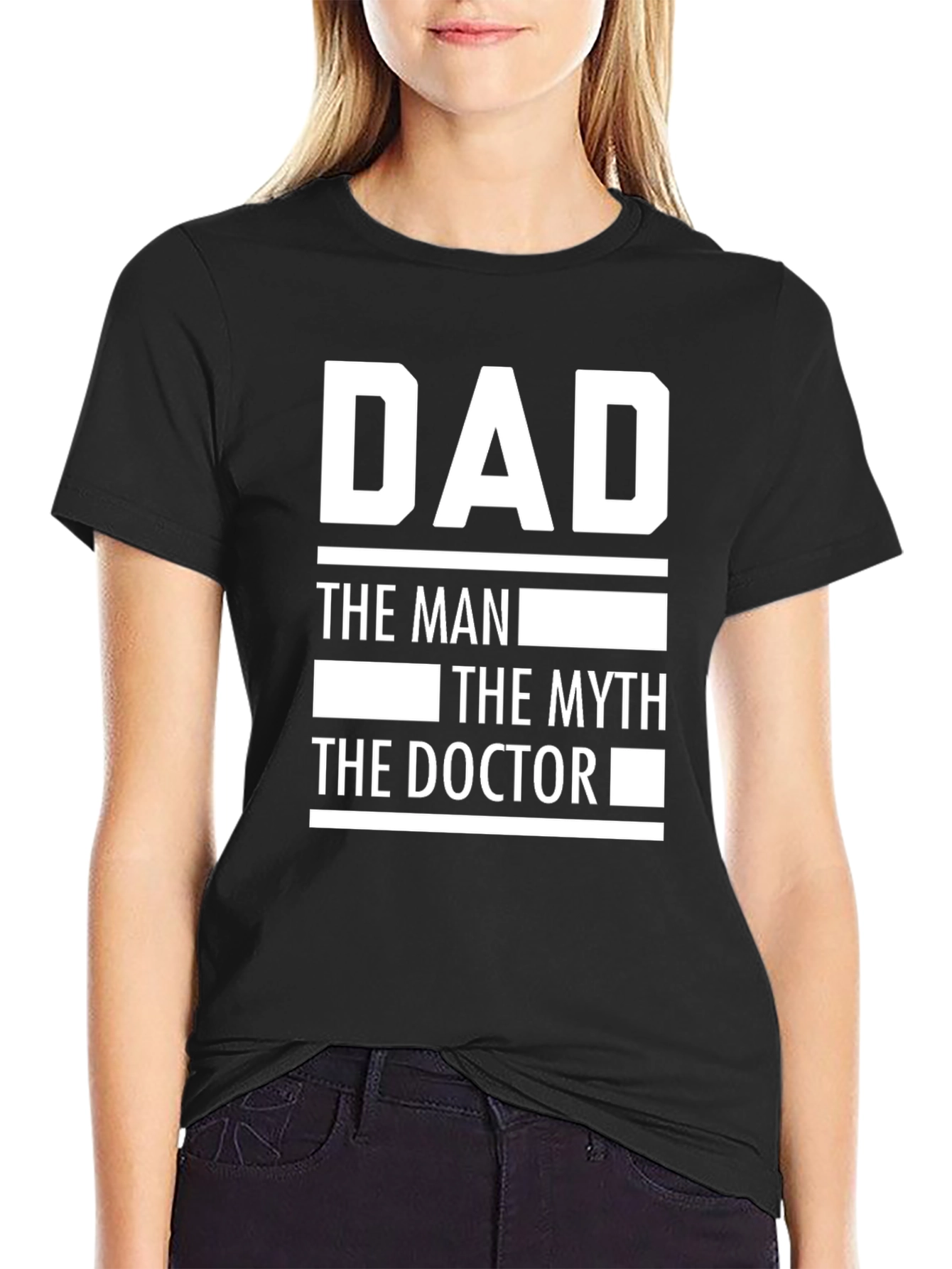 Dad The Man Myth Doctor Novelty T-Shirt