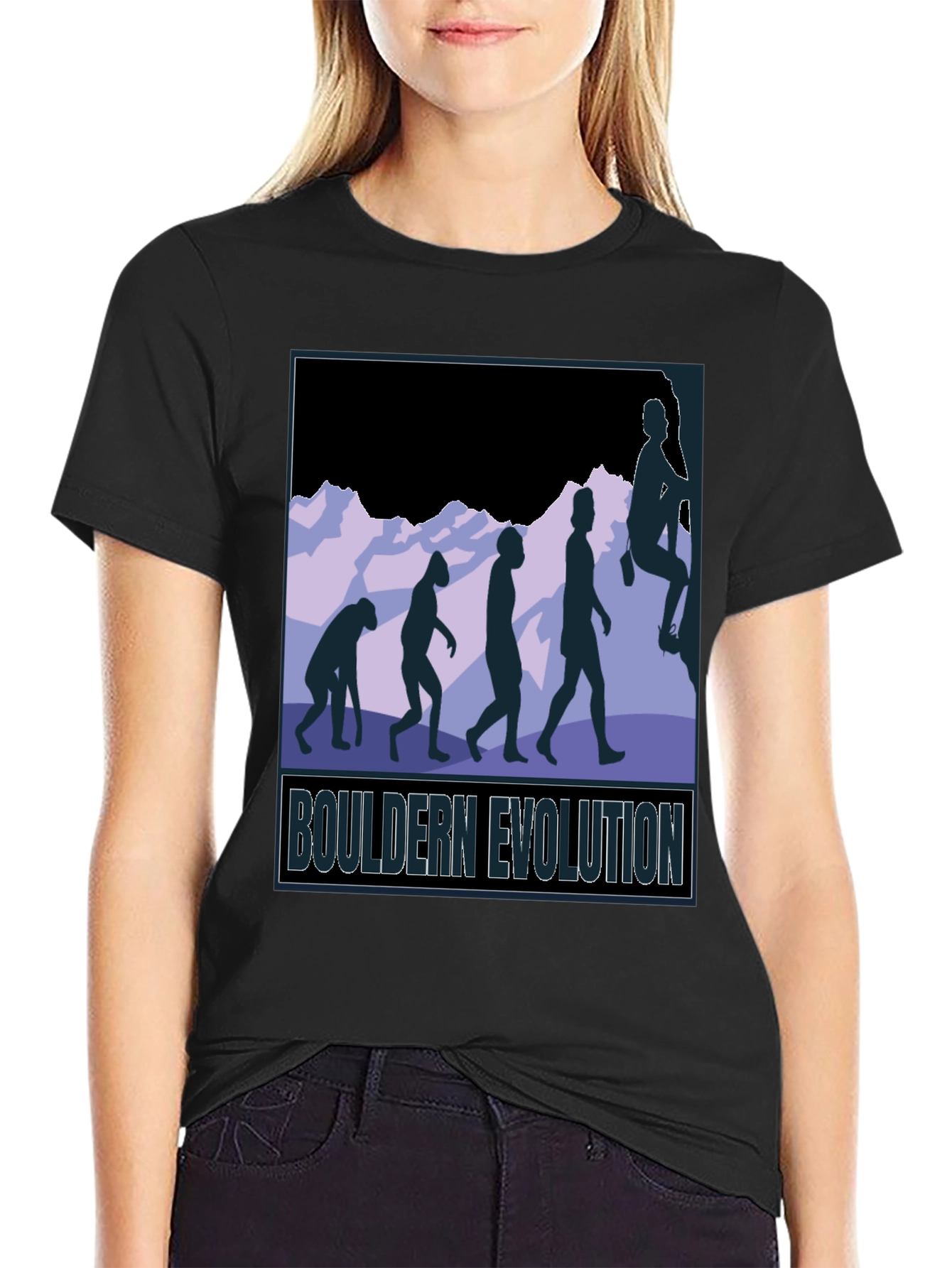 Bouldern Evolution Graphic Tee
