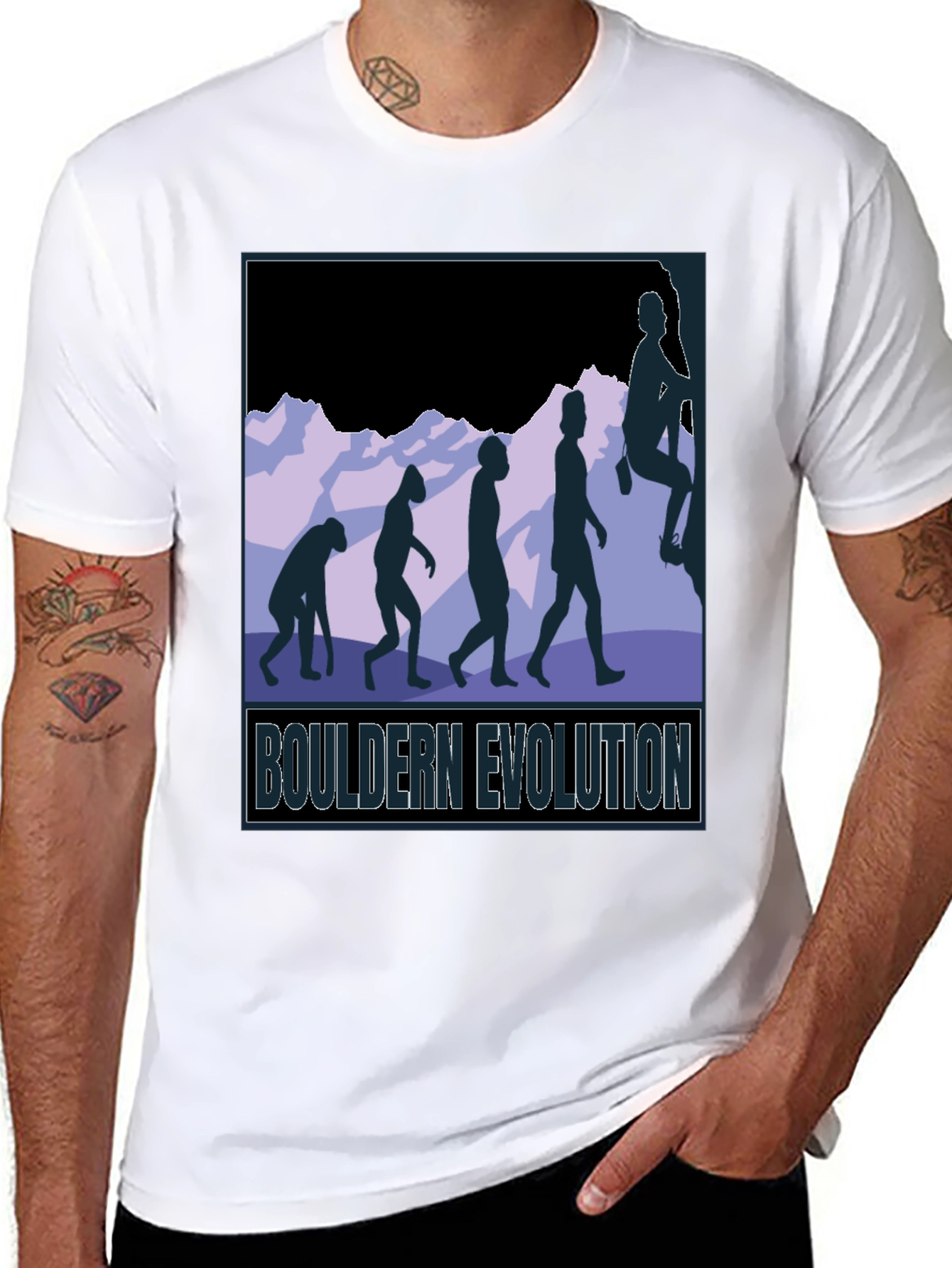 Bouldern Evolution Graphic Tee