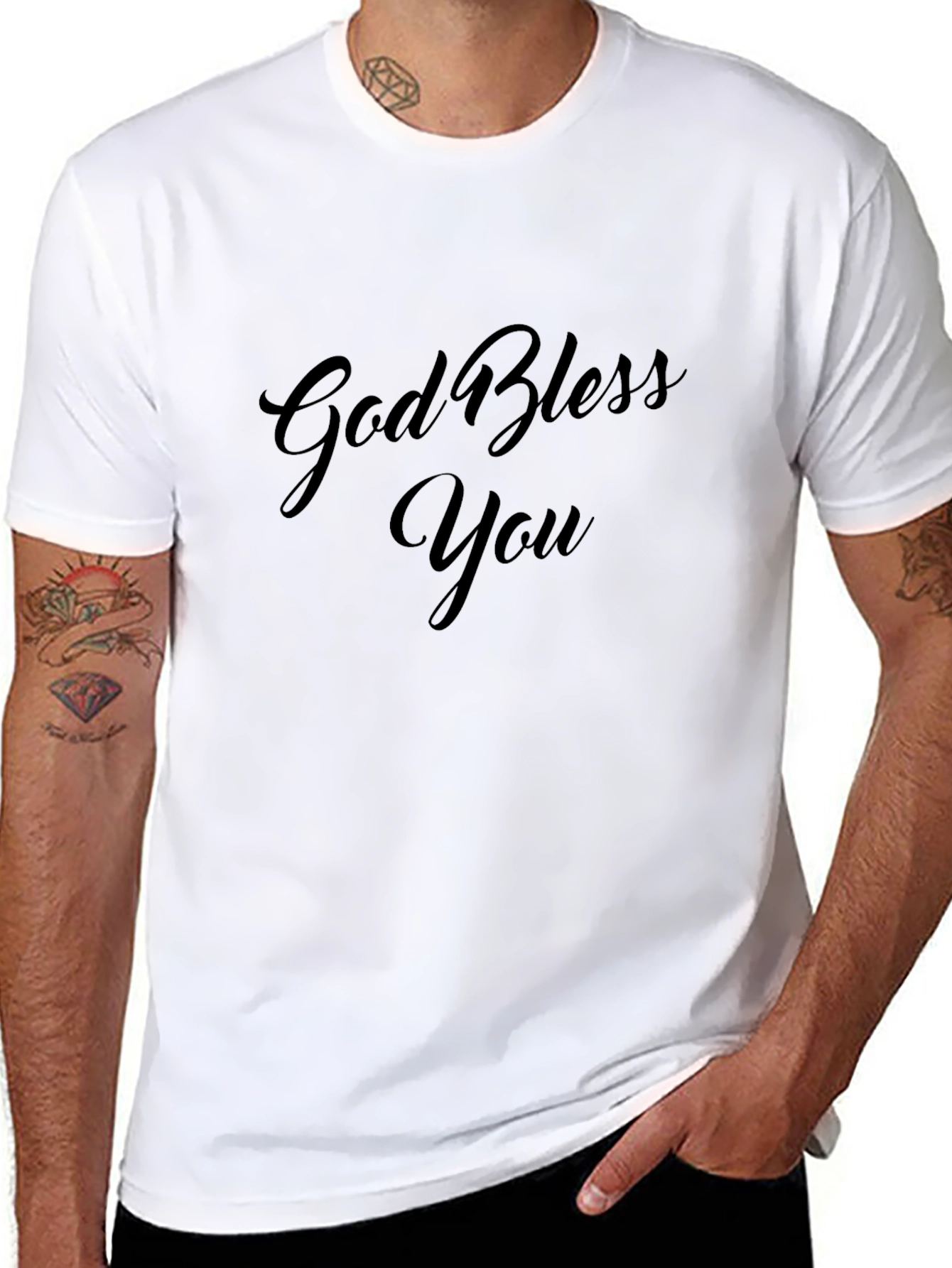 God Bless You Black T-Shirt