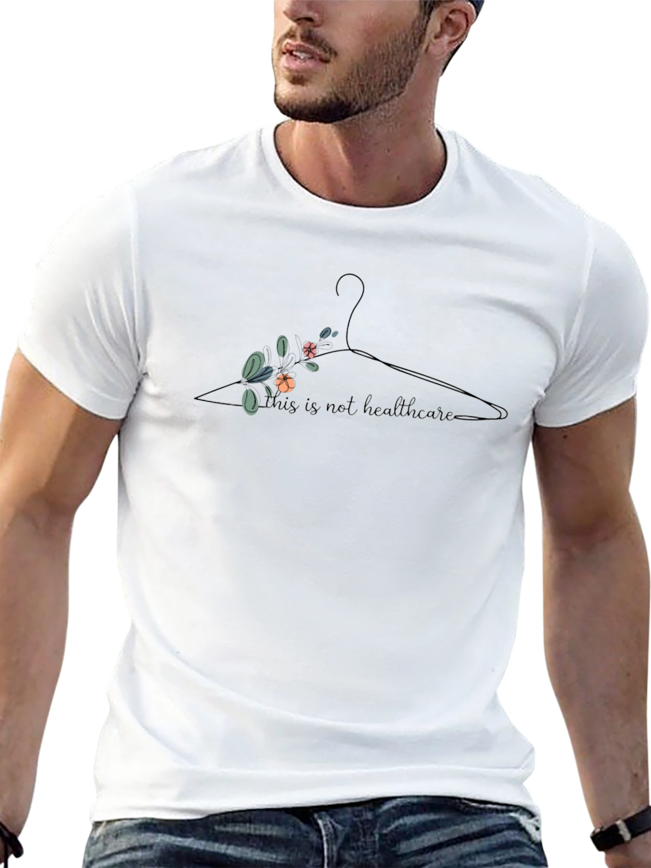 Pro-Choice This is Not Healthcare Black T-Shirt
