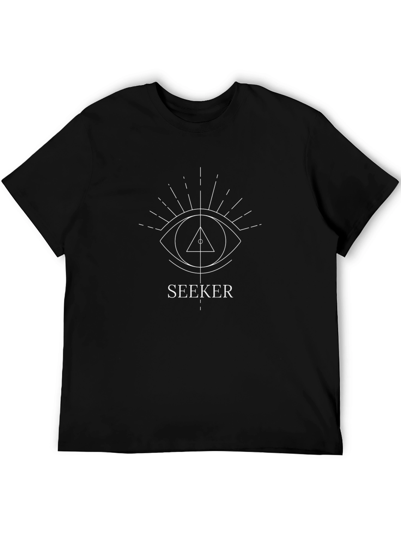 Seeker Eye Graphic Black T-Shirt
