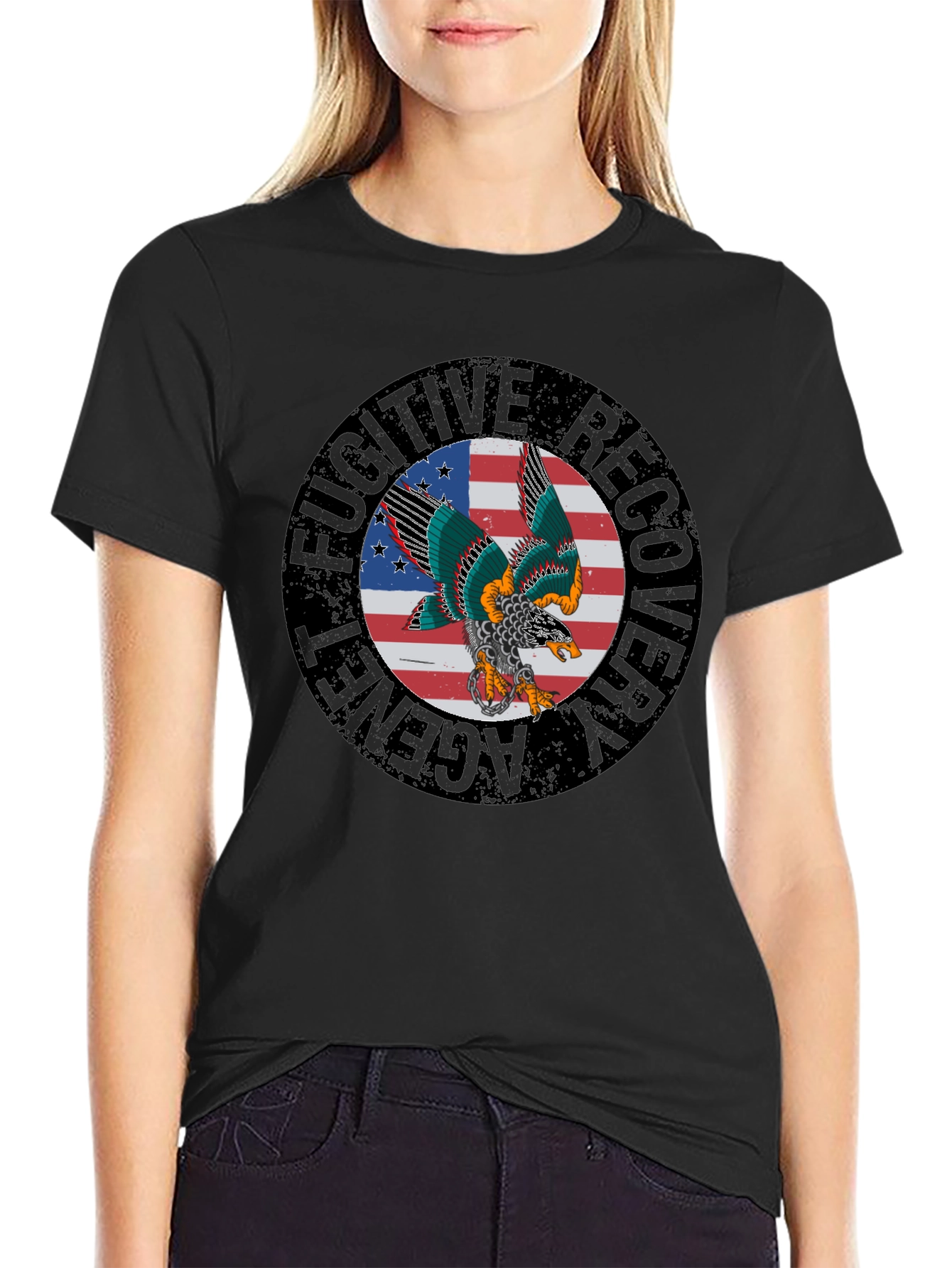 Fugitive Recovery Agent Eagle T-Shirt