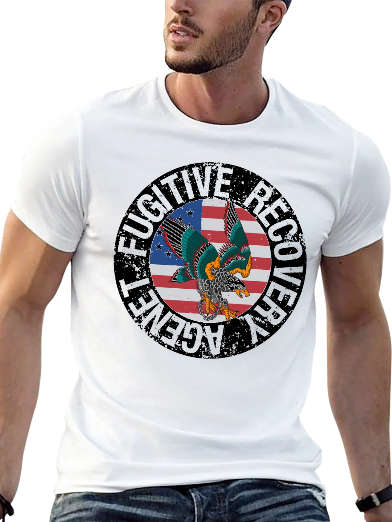 Fugitive Recovery Agent Eagle T-Shirt