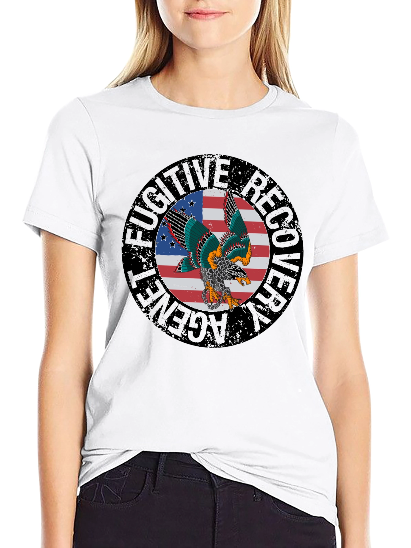 Fugitive Recovery Agent Eagle T-Shirt
