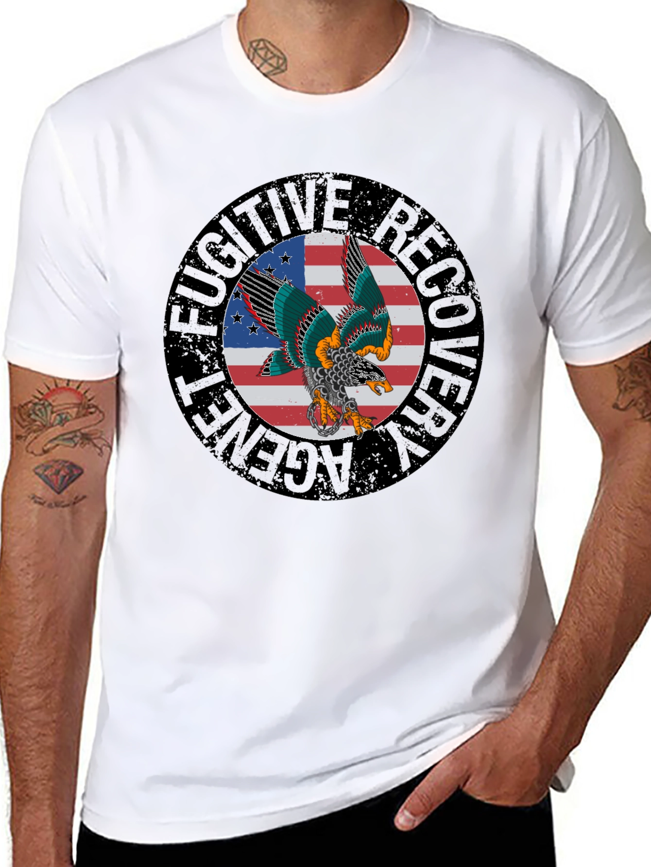 Fugitive Recovery Agent Eagle T-Shirt