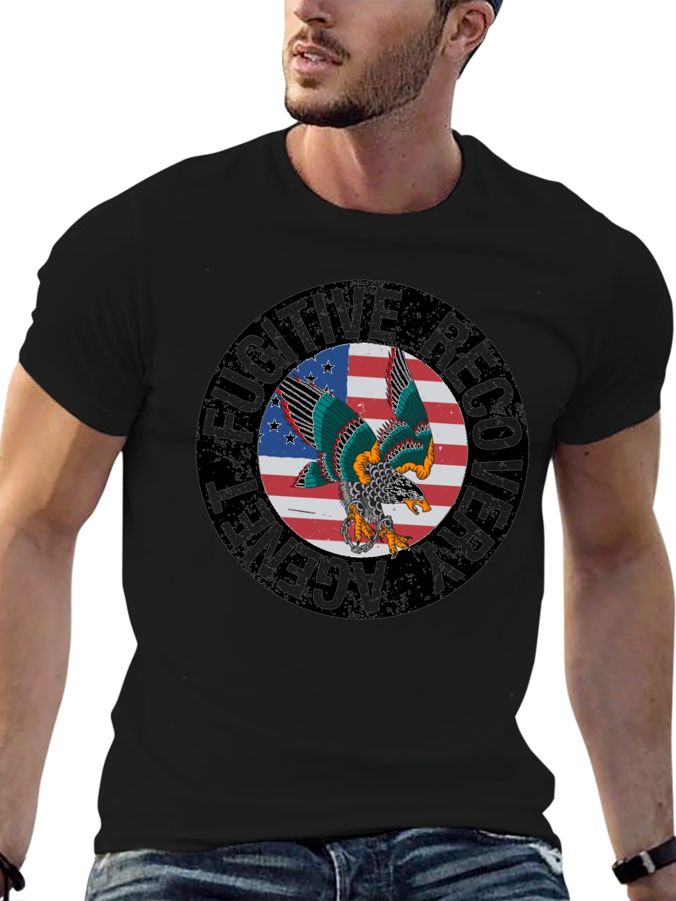 Fugitive Recovery Agent Eagle T-Shirt