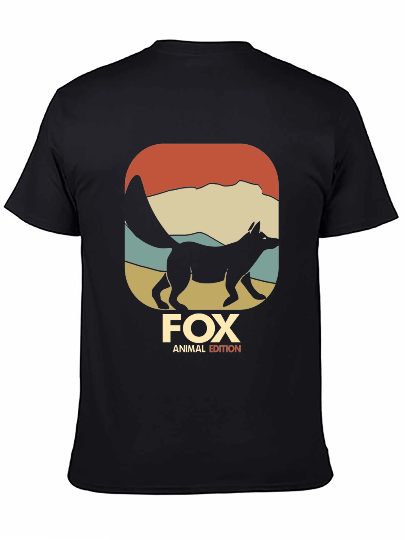 Fox Animal Edition Black T-Shirt