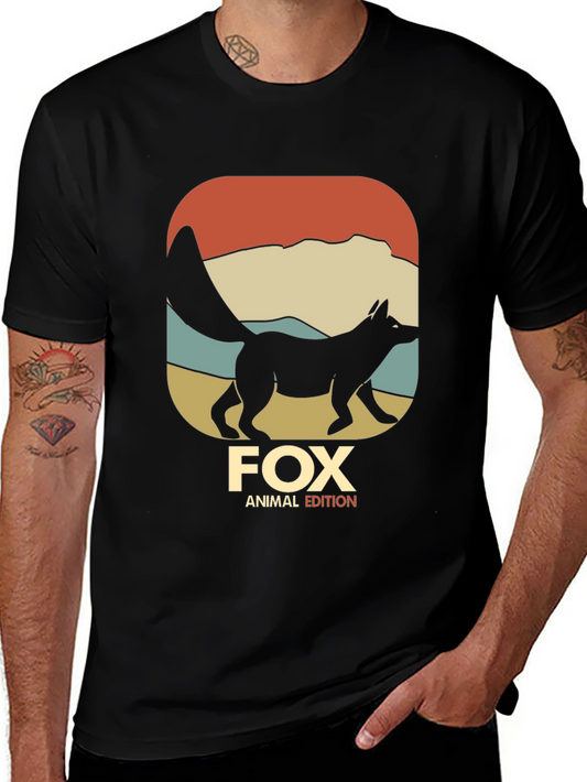 Fox Animal Edition Black T-Shirt