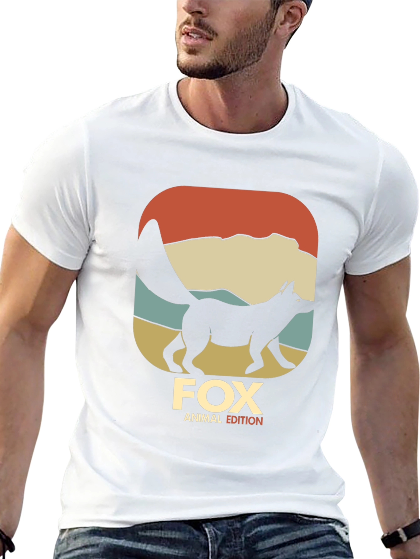 Fox Animal Edition Black T-Shirt
