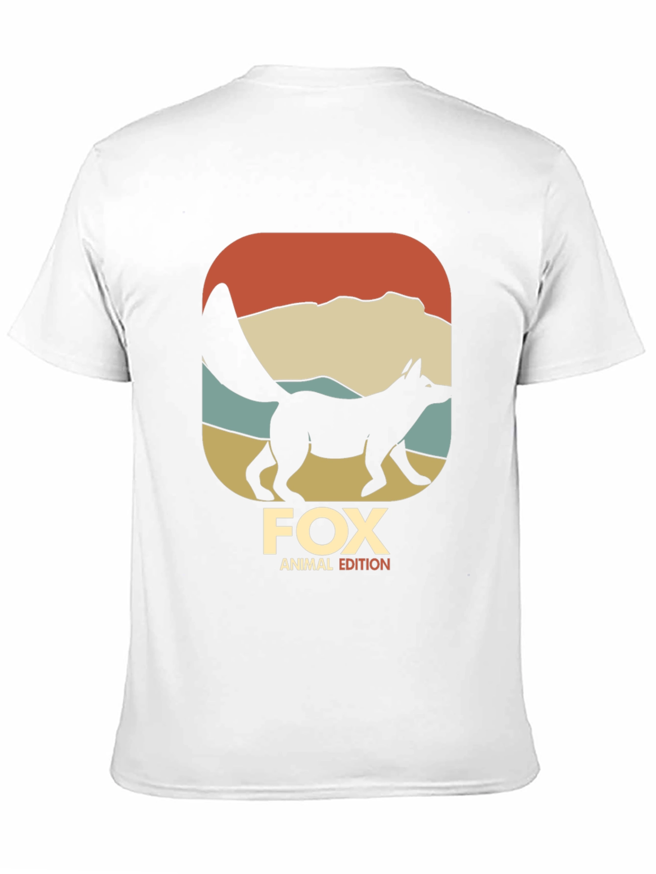 Fox Animal Edition Black T-Shirt