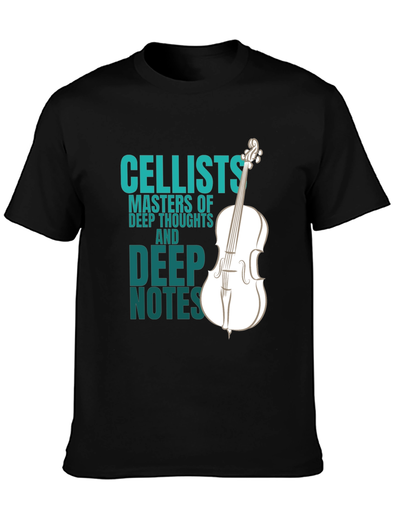 Cellists Masters T-Shirt: Deep Thoughts & Notes