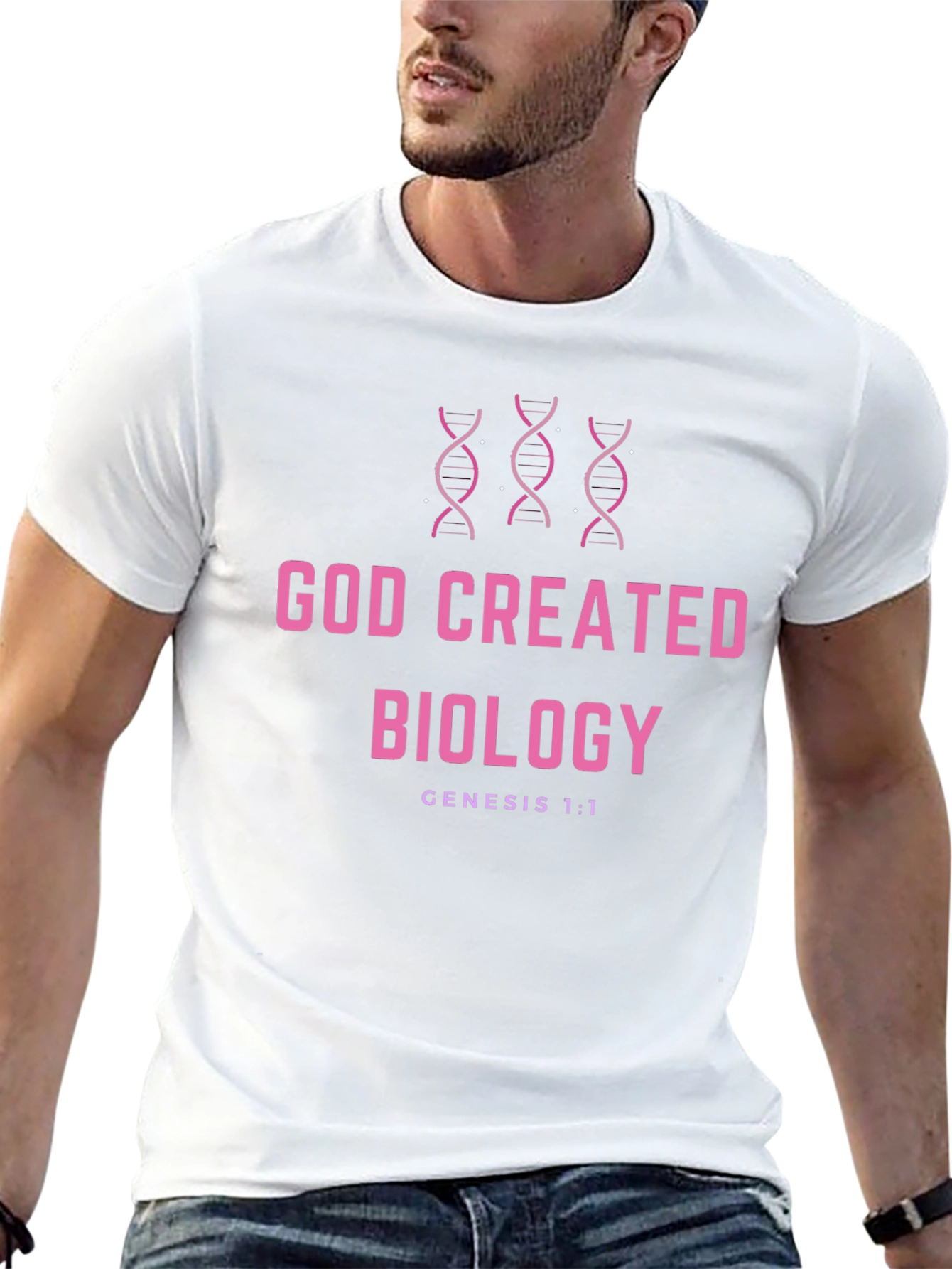 God Created Biology T-Shirt