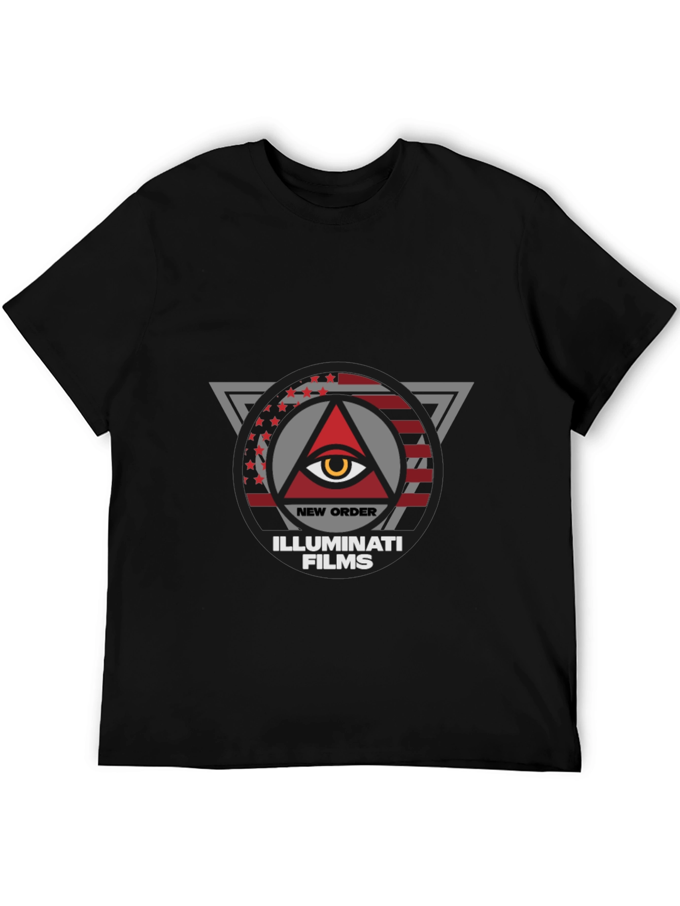 New Order Illuminati Films Graphic T-Shirt