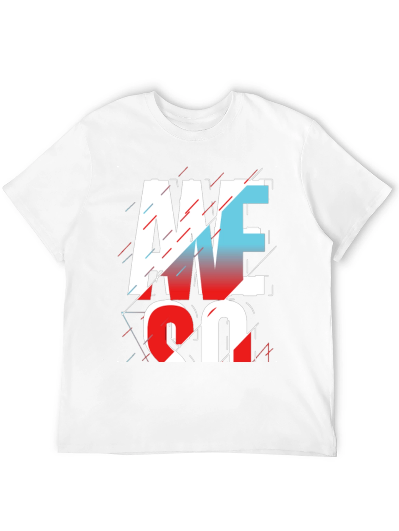 Awesome Graphic Print T-Shirt - Black