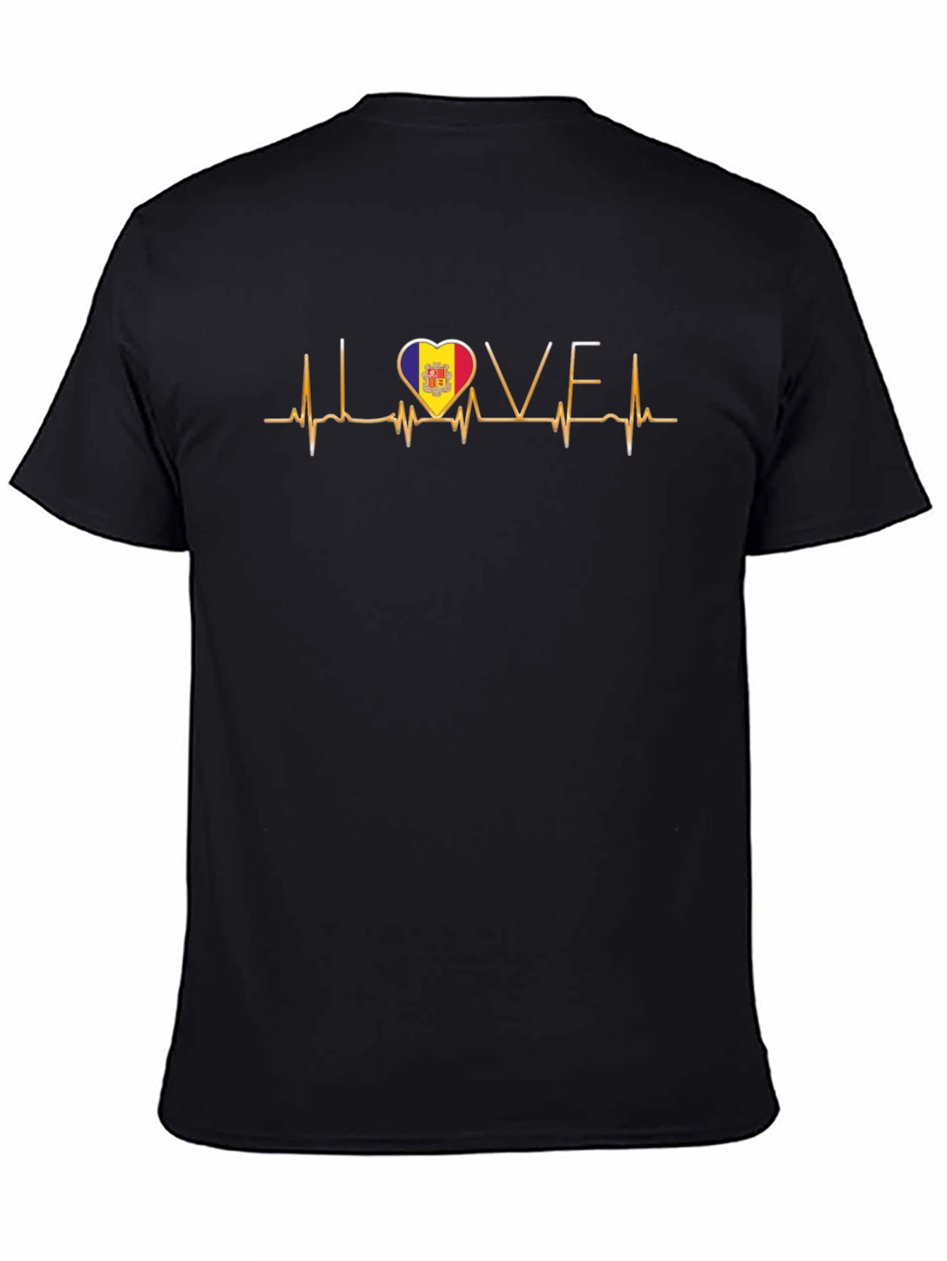 Andorra Love Heartbeat T-Shirt