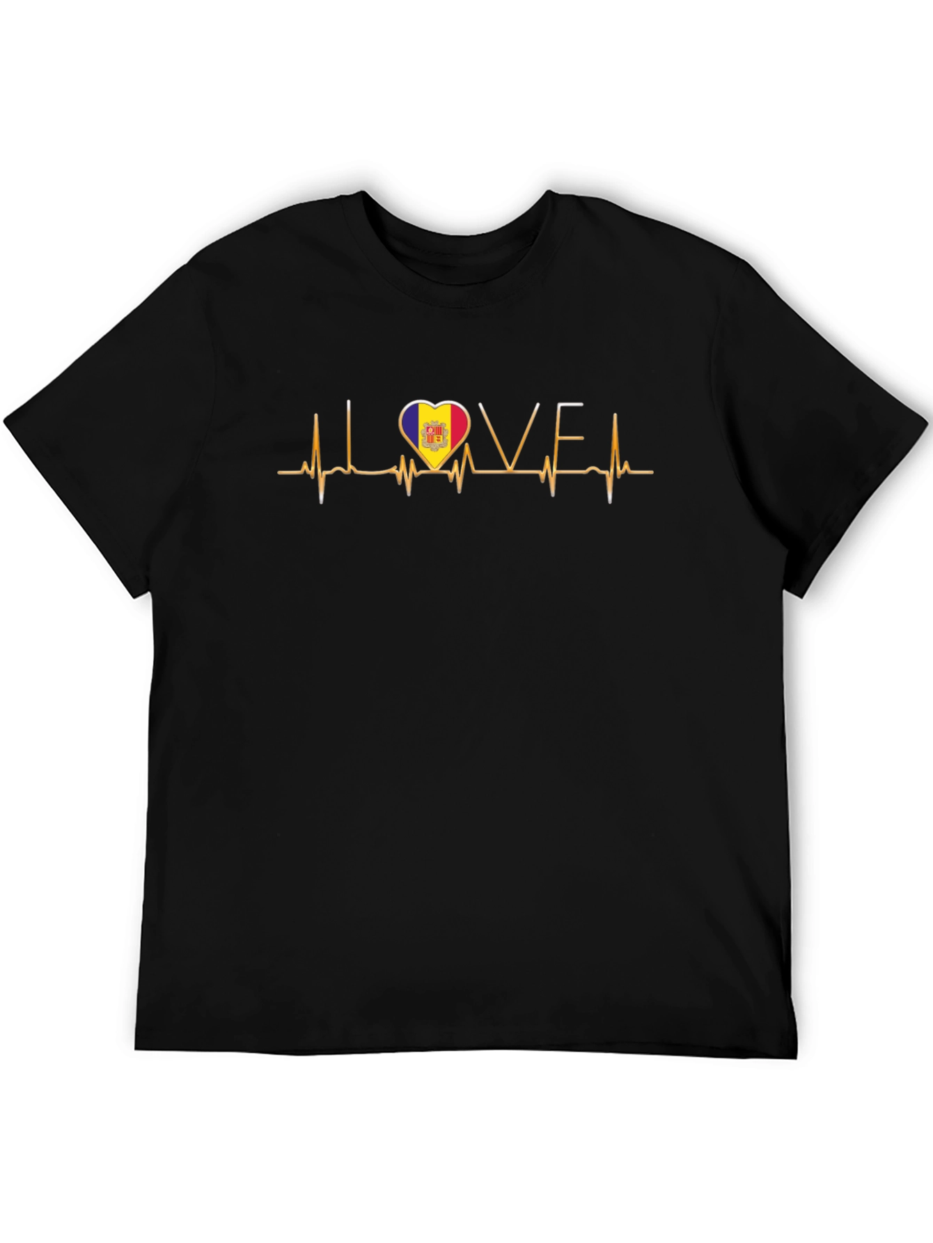 Andorra Love Heartbeat T-Shirt