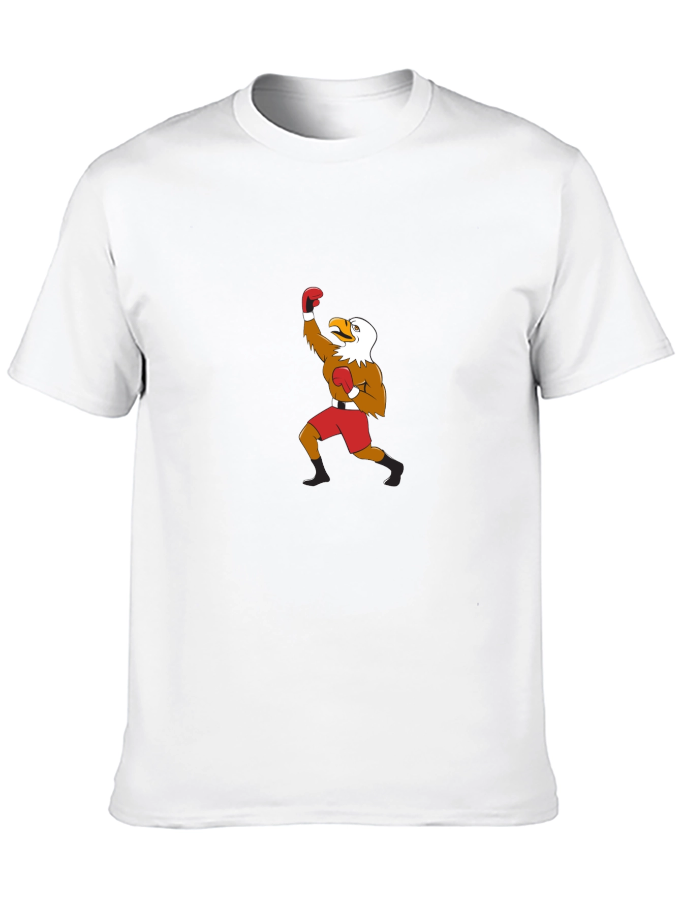 Eagle Boxer Graphic Tee - Mens Black T-Shirt