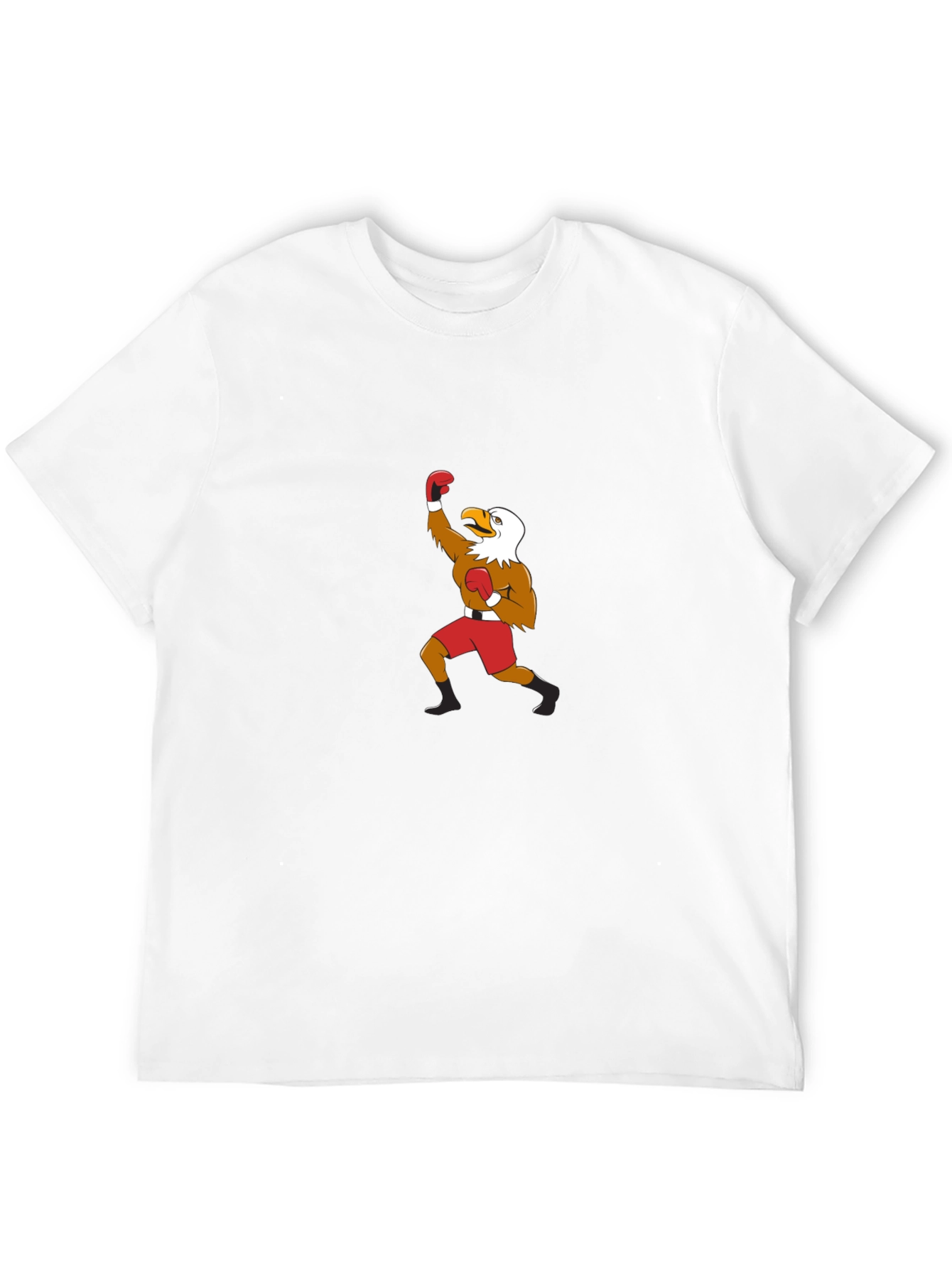 Eagle Boxer Graphic Tee - Mens Black T-Shirt