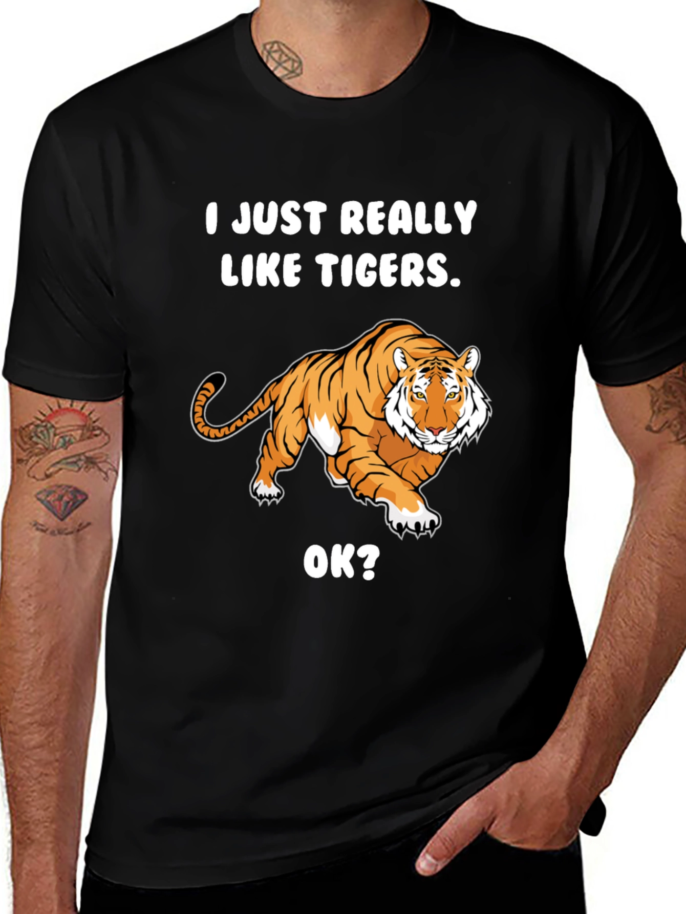 I Just Really Like Tigers T-Shirt