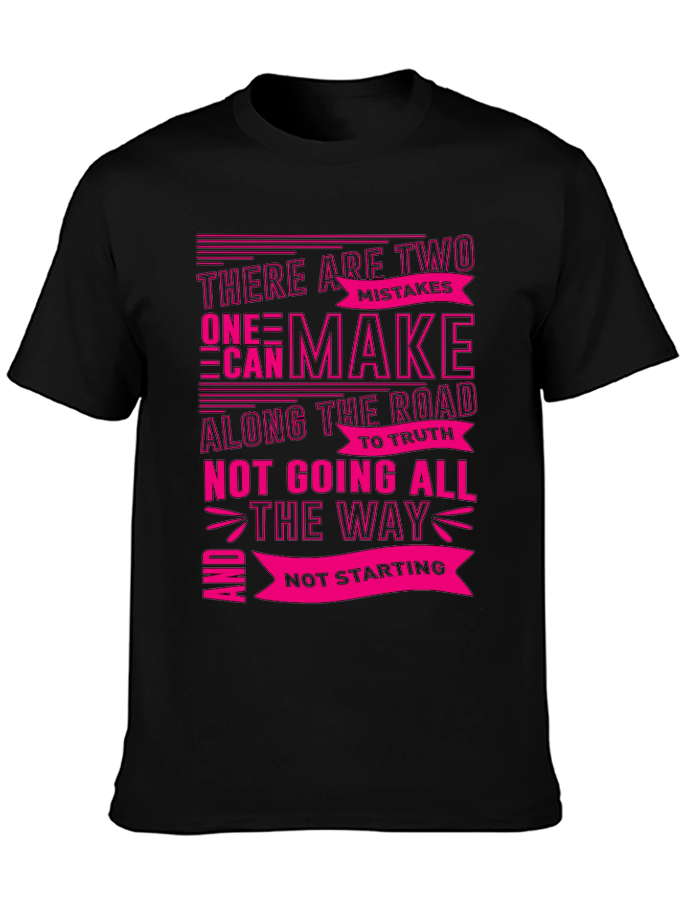 Motivational Graphic T-Shirt - Two Mistakes