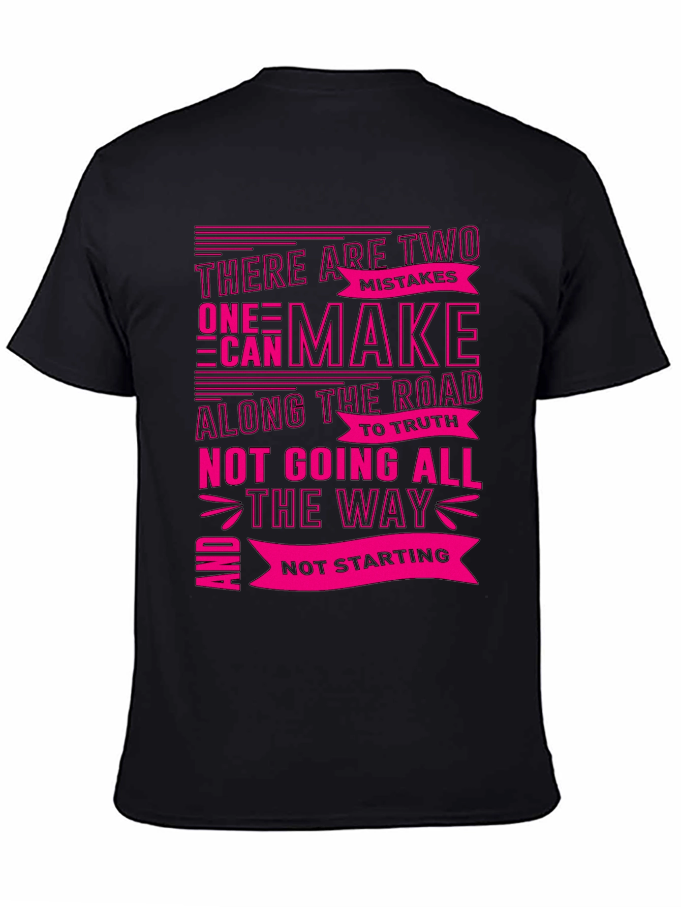 Motivational Graphic T-Shirt - Two Mistakes