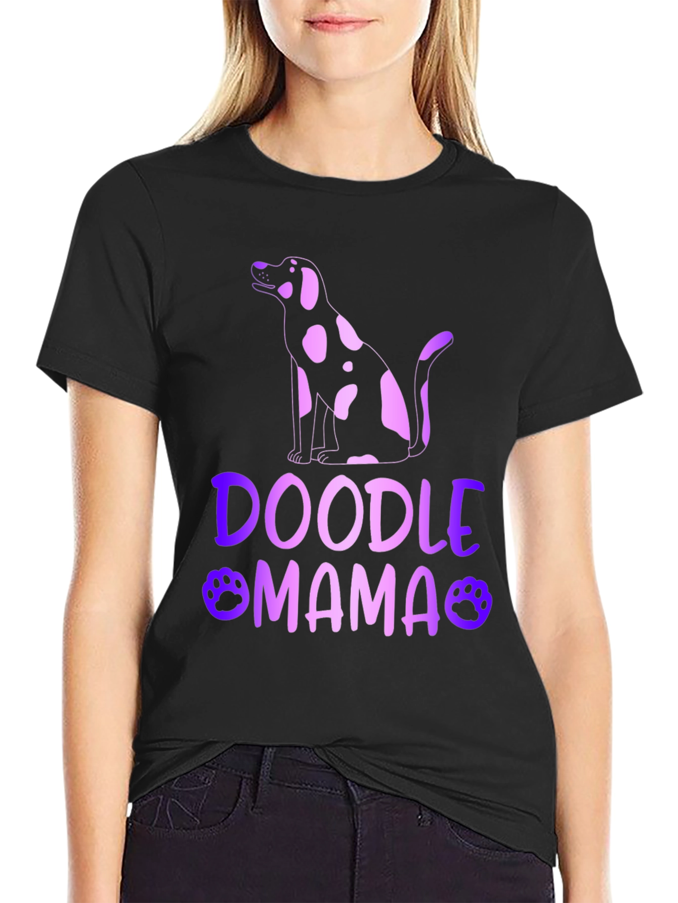 Doodle Mama T-Shirt - Cute Dog Lover Tee