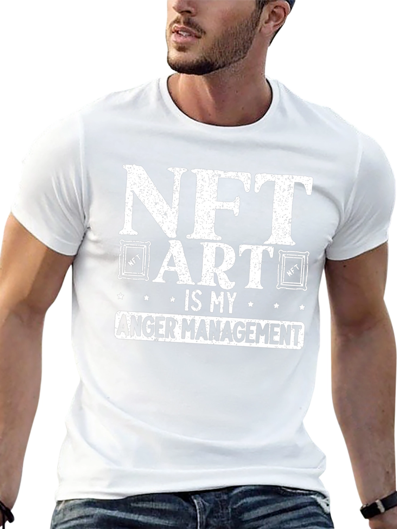 NFT Art Anger Management Tee
