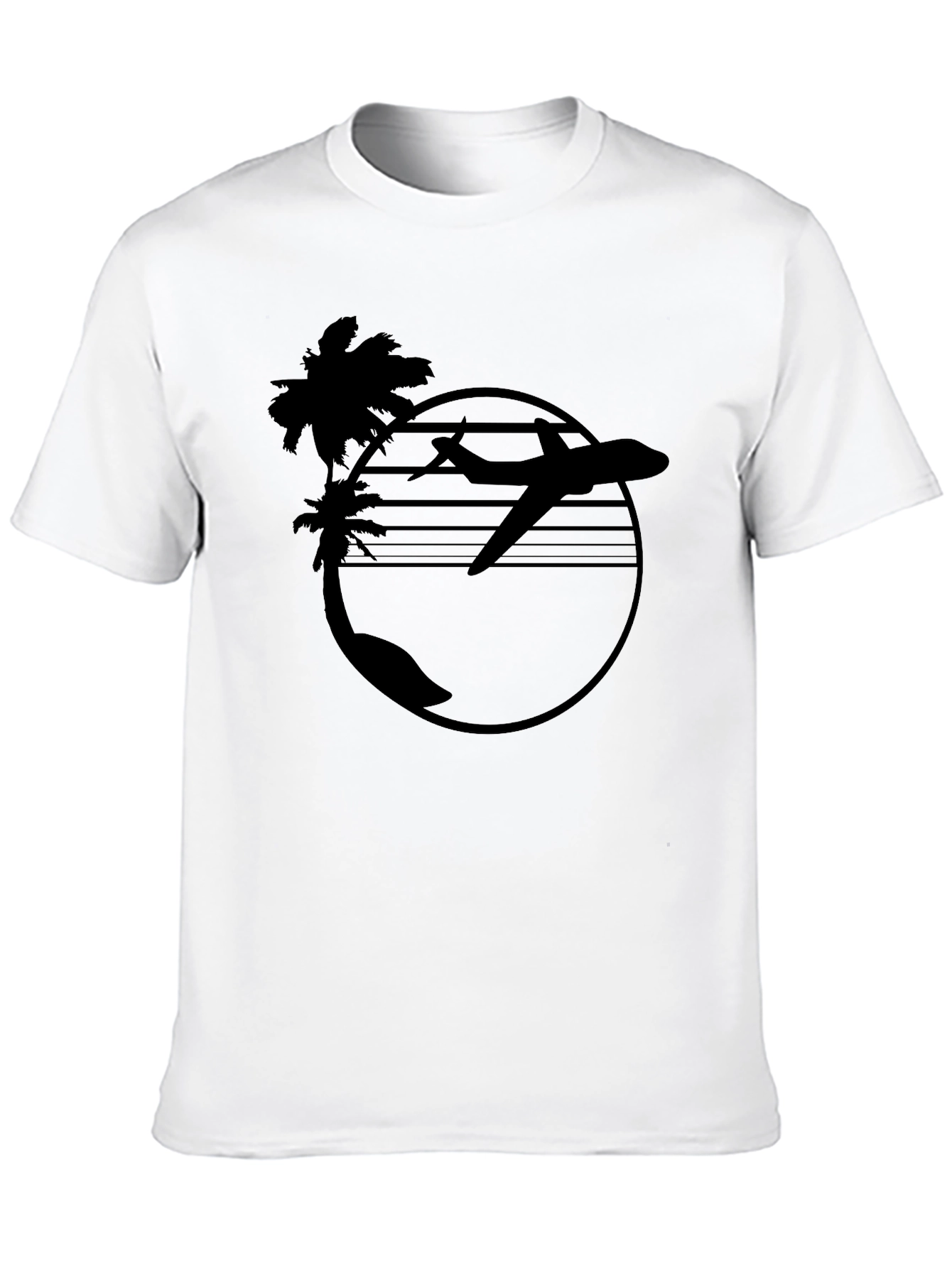Tropical Airplane T-Shirt - Island Getaway Tee
