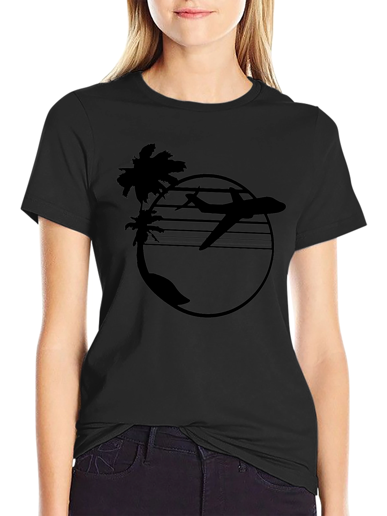 Tropical Airplane T-Shirt - Island Getaway Tee