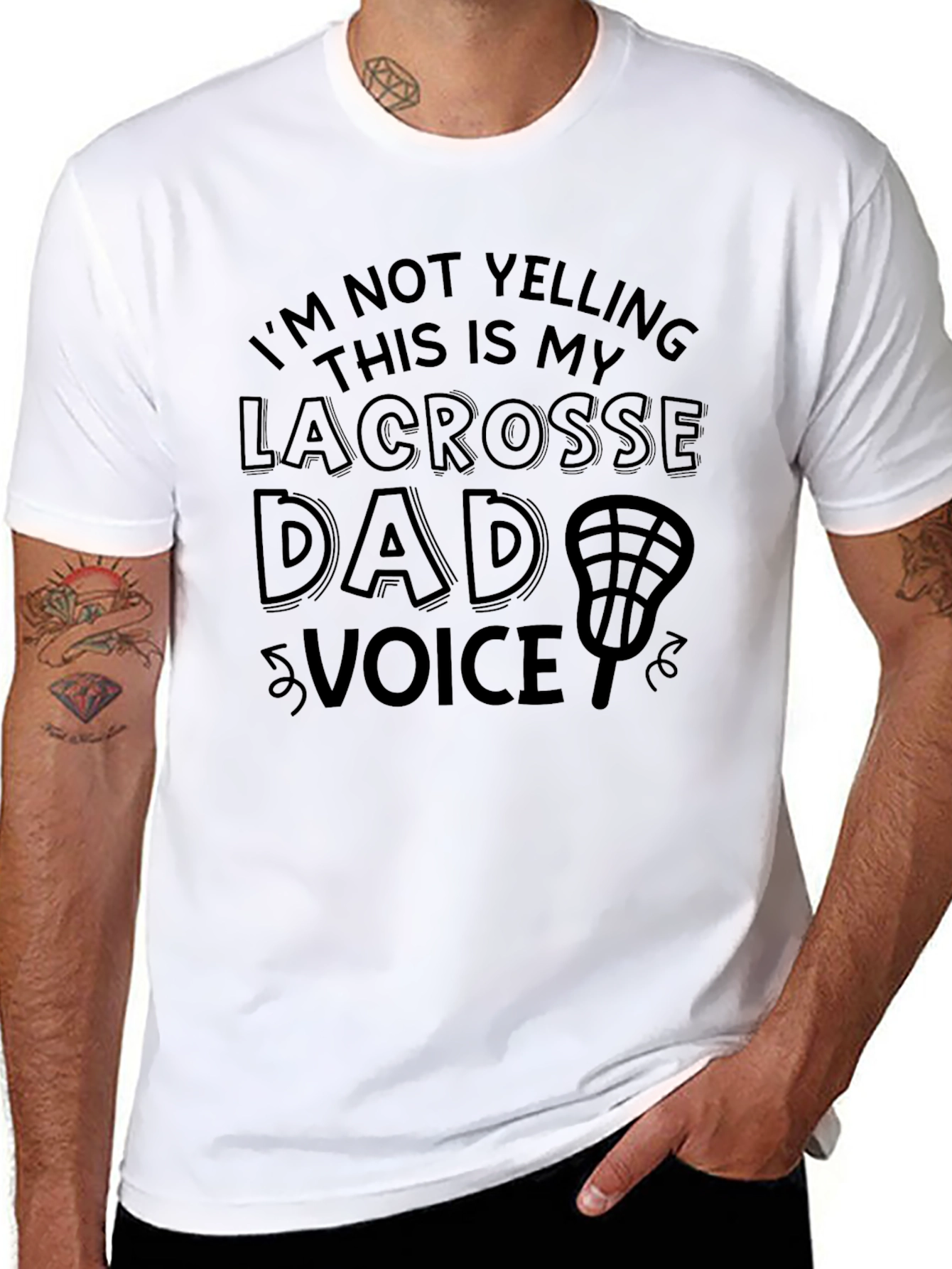Lacrosse Dad Voice T-Shirt