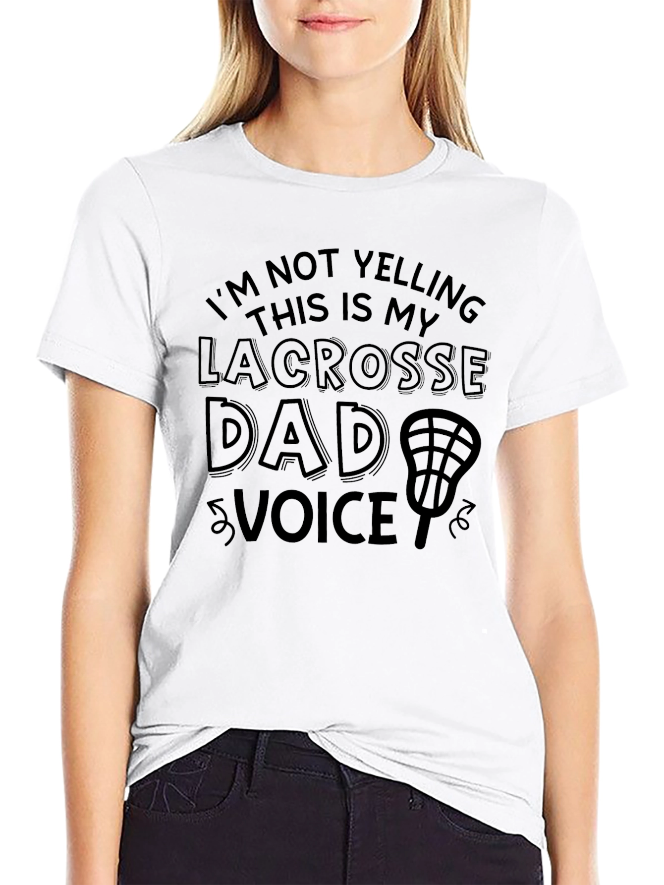Lacrosse Dad Voice T-Shirt