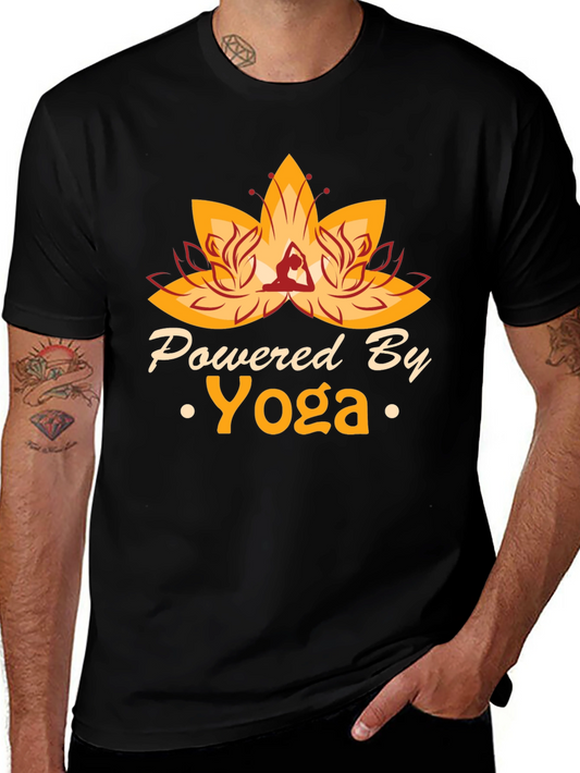 Powered By Yoga T-Shirt - Black