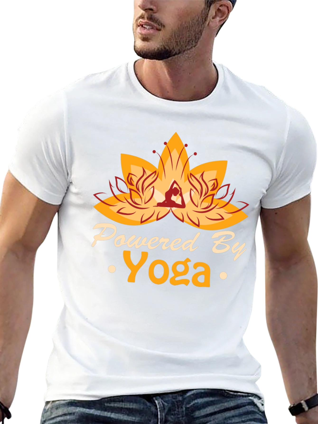 Powered By Yoga T-Shirt - Black