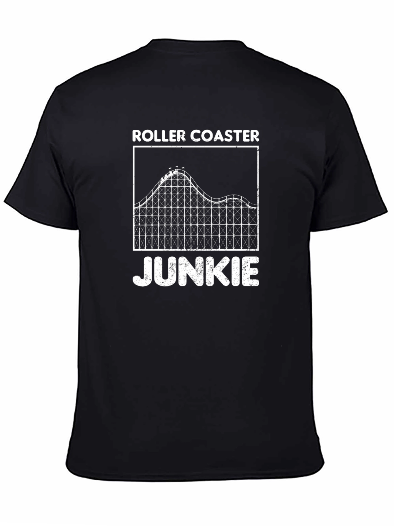 Roller Coaster Junkie T-Shirt - Thrill Ride Graphic Tee